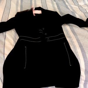 Business to evening slip dress with jacket.